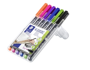 Staedtler Marker Lumocolor Perm 0,6mm ass (6)

Staedtler Marker Lumocolor Perm 0,6mm assortiment (6)